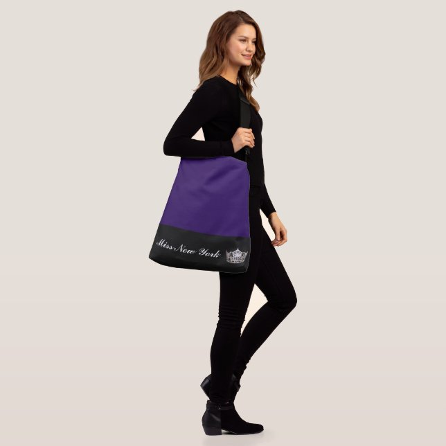 Miss America Style Silver Crown Bag (On Model)