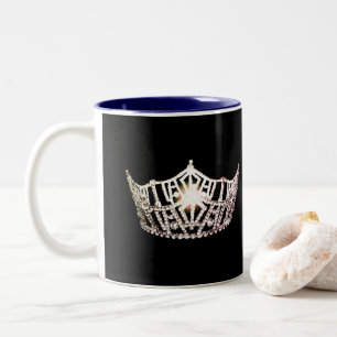 Miss America style Silver Crown  Mug