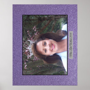 Miss America USA Custom Glitter Poster Portrait