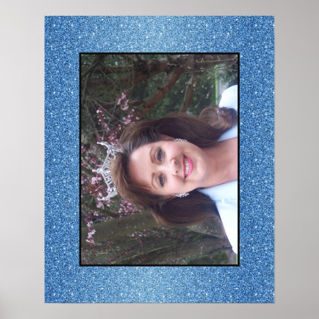 Miss America USA Custom Glitter Poster Portrait (Front)