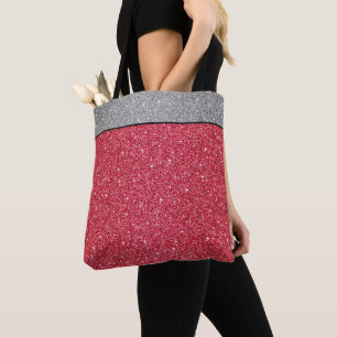 Miss America USA Pageant Faux Glitter Tote Bag