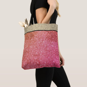 Miss America USA Pageant Faux Glitter Tote Bag