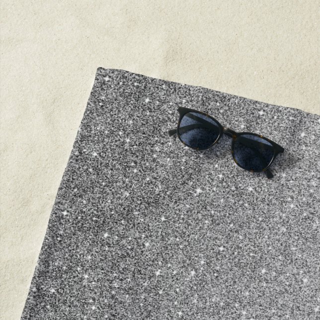 Miss America USA Pageant Glam Glitter Beach Towel (In Situ)