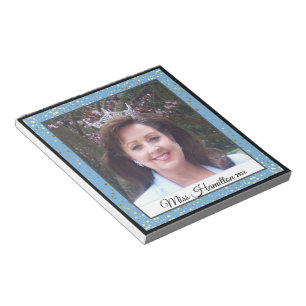 Miss America USA Rodeo Autograph Pad-Stardust Notepad