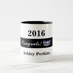 Miss America USA style Pageant Crown Congrats Mug