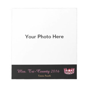 Miss America USA style Pageant Photo Autograph Pad