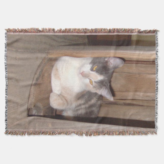Miss Angel Throw Blanket (Front)