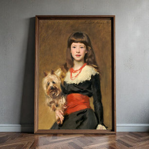 Miss Beatrice Townsend by John Singer Sargent Poster