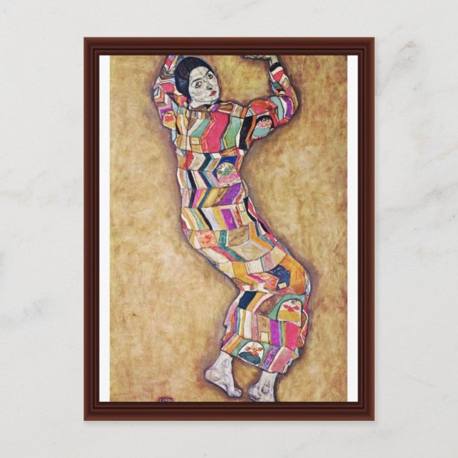 Miss Beer By Schiele Egon Postcard (Front)