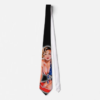 Miss Behavin' Pinup Men's Necktie