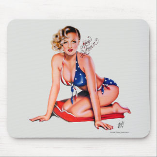 Miss Behavin' Pinup Mousepad