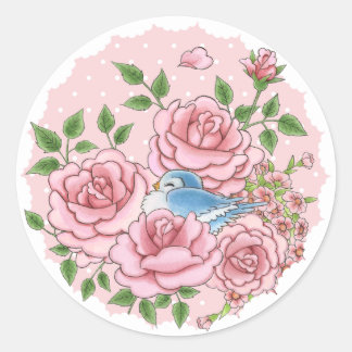 Miss Bluebird sticker