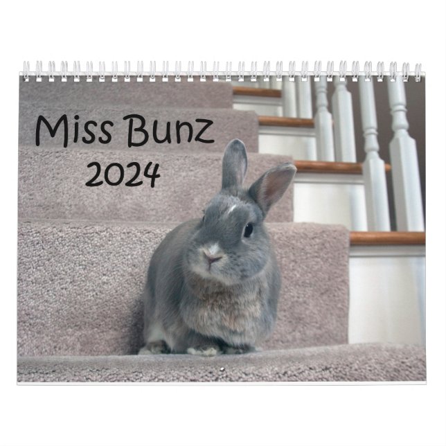 Miss Bunz 2024 Calendar (Cover)