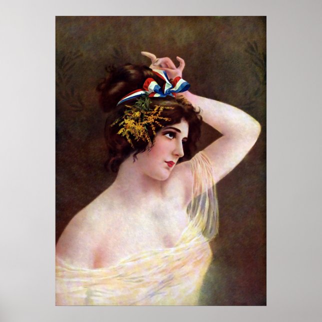 Miss Columbia Vintage Poster (Front)