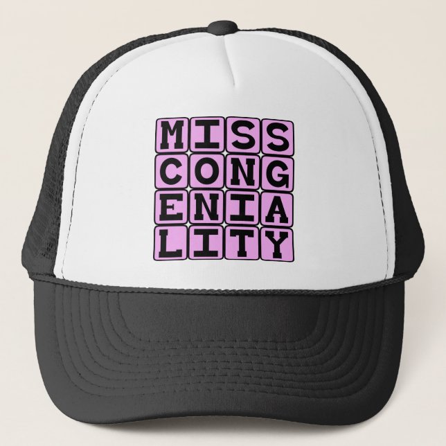 Miss Congeniality, Pageant Prize Trucker Hat (Front)