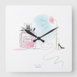 Miss Dior Addict Square Wall Clock