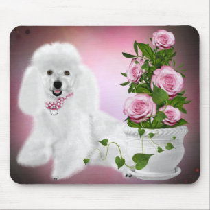 Miss Elegant Poodle Mousepad