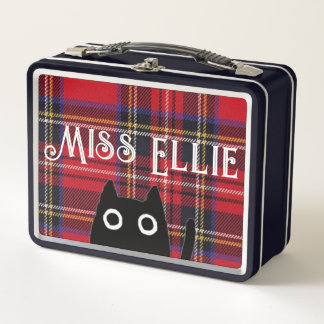 Miss Ellie and Cat Black Lunchbox