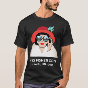 Miss Fisher Con 2023 - reverse T-Shirt