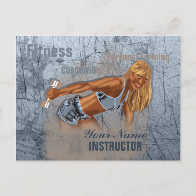 Miss Fitness II - Postcard (Front)