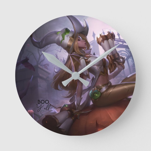 Miss Fortune Round Clock (Front)