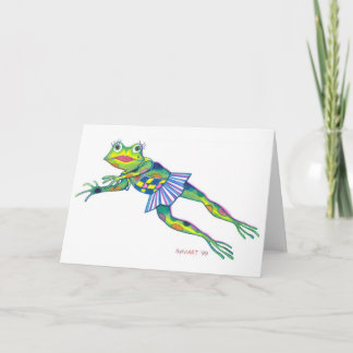 "Miss Froggy" copyright ©2003 SylviART™ Card