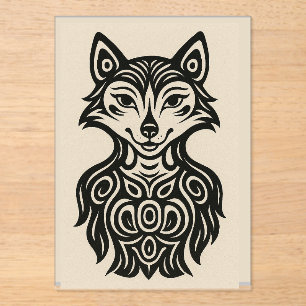 Miss Furry Acrylic Invitations