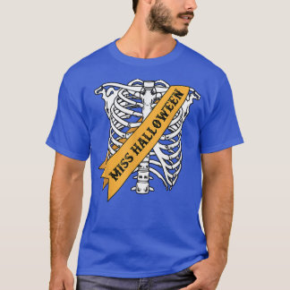 Miss halloween ribcage skeleton  T-Shirt