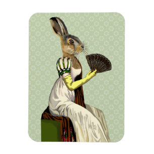 Miss Hare 2 Magnet