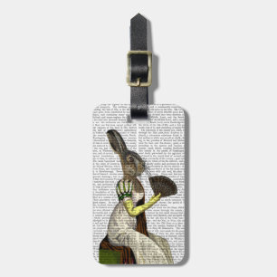 Miss Hare Luggage Tag