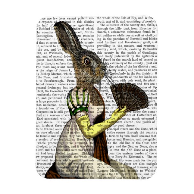 Miss Hare Magnet (Vertical)