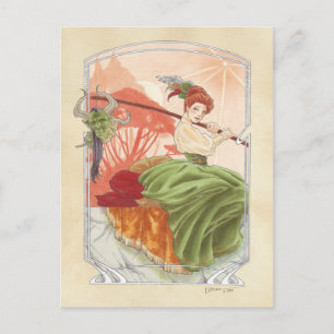 Miss Haversham's Afternoon Tea postcard