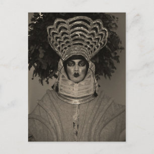 Miss Hryggur portraiture postcard