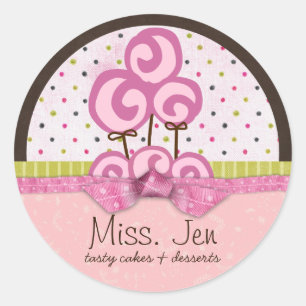 Miss. Jen Lolli Large Merchandise Stickers