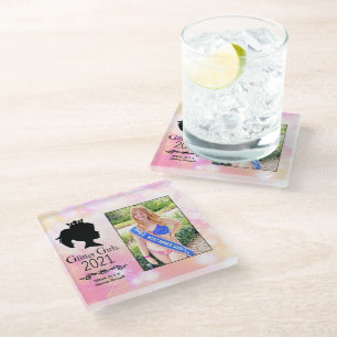 Miss July 2021 Glass Coaster