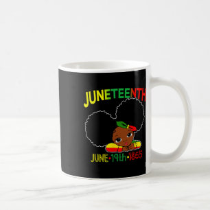 Miss Juneteenth Celebrate 19th 1865 June Black Gir Coffee Mug