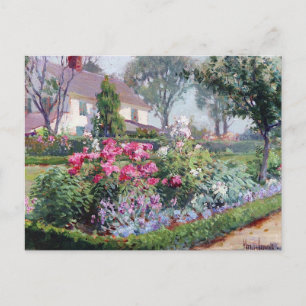 Miss Katharine Ludington's Garden, Matilda Browne Postcard