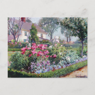 Miss Katharine Ludington's Garden, Matilda Browne Postcard