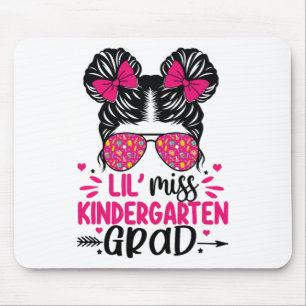 Miss Kindergarten Grad Graduation Graduated Girls Mouse Pad
