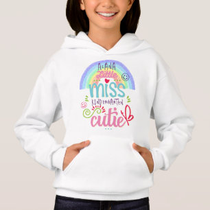 Miss Kindergarten Rainbow Pastel Custom Name Grade