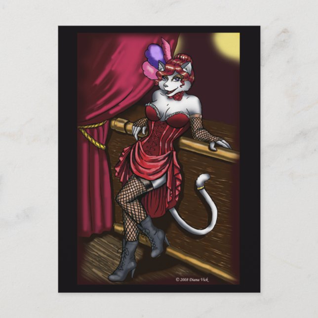 Miss Kitty Postcard (Front)