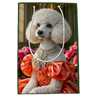 Miss Lady ,Poodle Medium Gift Bag