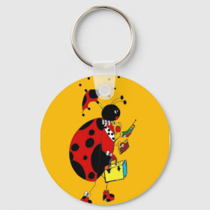Miss Ladybug Key Ring