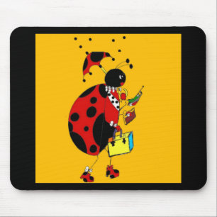 Miss Ladybug Mouse Pad
