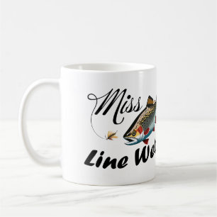 Miss Line Wetter Rainbow Trout Coffee Mug