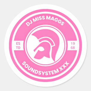 Miss Maggs Classic Round Sticker