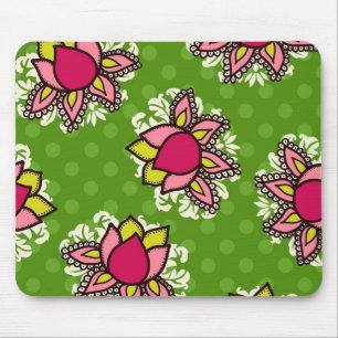 Miss Modd Vintage Lacey MousePad in Green