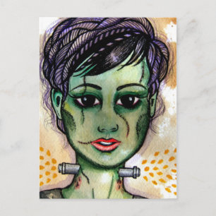 Miss Monster Postcard