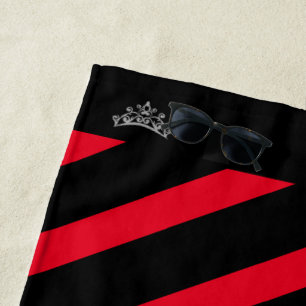 Miss Mrs. America USA Rodeo Crown Beach Towel