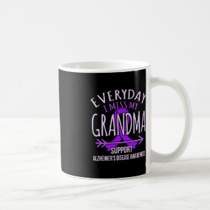 Miss My Grandma Alzheimer's Disease Awareness Ribb Coffee Mug